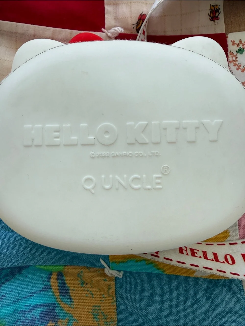 Hello Kitty 3D Silicone Shoulder Purse Crossbody Bag White & Red Silicone Purse